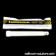 Lumistick 12 Industrial Strength Emergency SafetyStick Glow Sticks - 6 High Intensity 12 Hour Duration Chem Lights - White